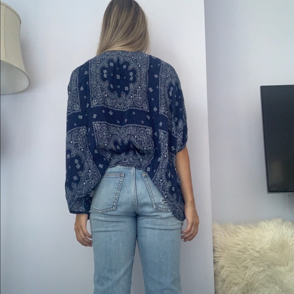 3 FOR $35 - Springfield Paisley Print Beach Top - Picture 8 of 10